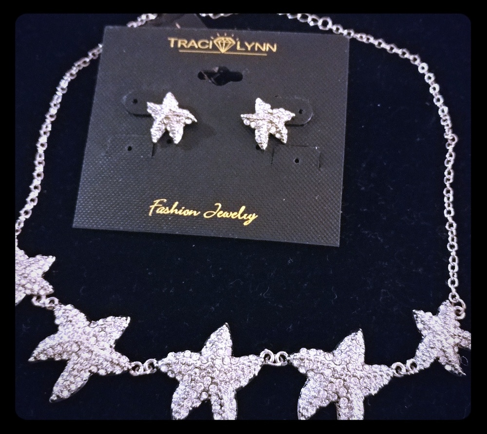 🌟Sea Star Necklace Set by Traci Lynn🌟 - Picture 1 of 5